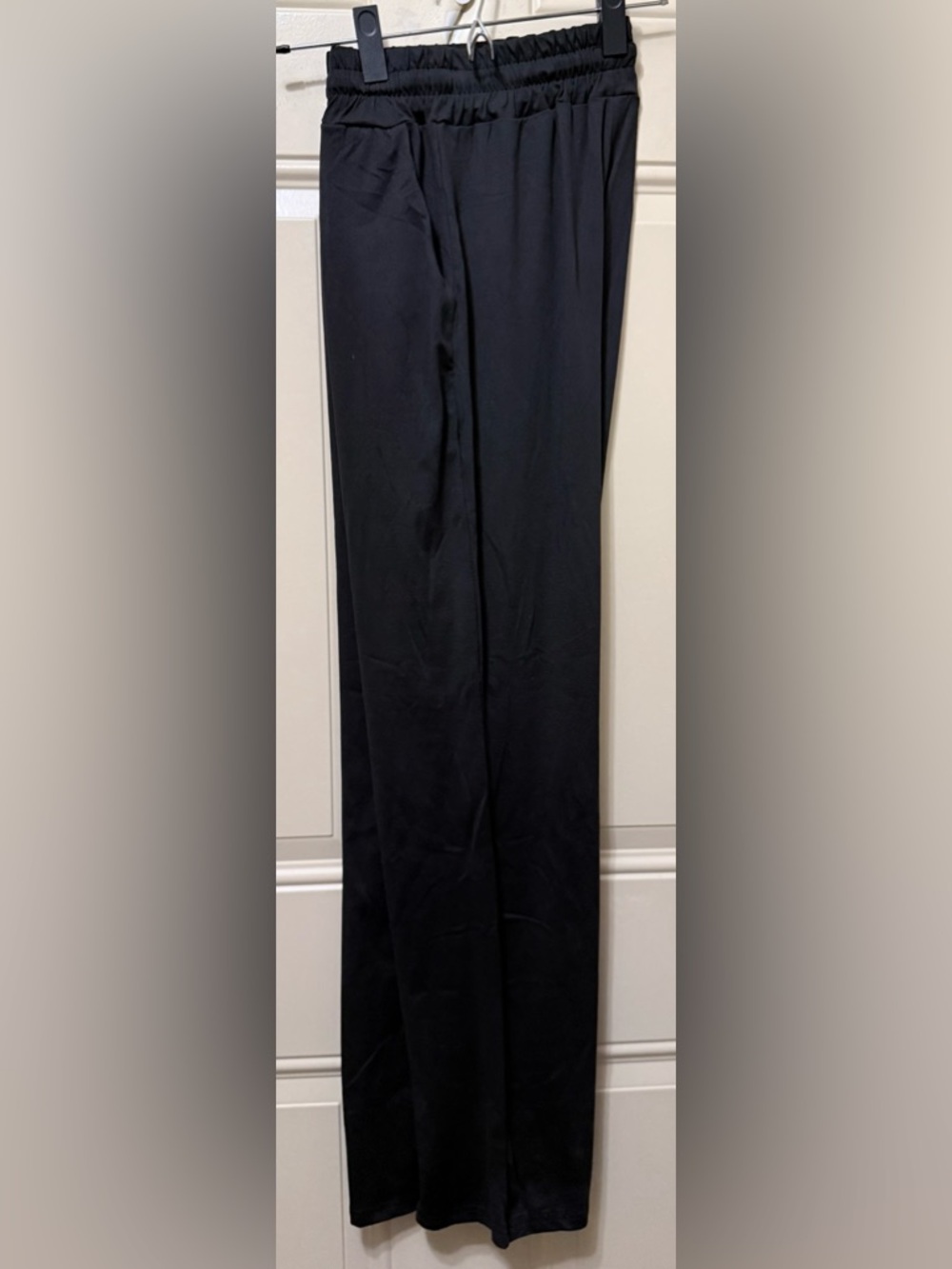 Black Knit Pull On Knit Pants in Black Size Small